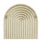 CosmoLiving by Cosmopolitan Gold Contemporary Metal Wall Shelf
